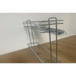 Cos Jolly corp 150 mm,107X505X470 cu amortizare, finisaj metalizat DMD 30111