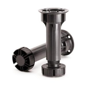 Picior bucatarie (2 componente), h150, negru HA 637.83.334