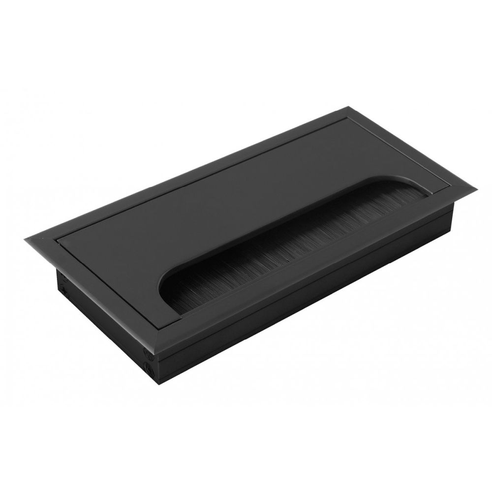 Trecere cabluri MERIDA 80x100 mm, negru mat LB-80X100-20