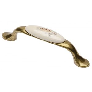 Maner din portelan, ornament auriu UP-WPO728-PK