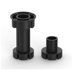 Picior Bucatarie Negru H100 126.10.999