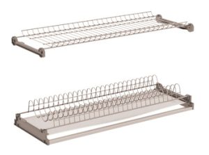 Scurgator Vase Premium, 2 nivele, cadru aluminiu, corp 900, silver HA 544.16.547