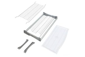 Scurgator Vase Cromino Premium, 2 nivele, cadru aluminiu, corp 900, silver