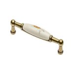 Maner din portelan 0728 -bk, grau auriu UP-WPO728-BK