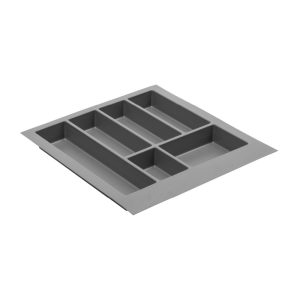 Suport organizare tacamuri Axispace, gri antracit, pentru latime exterioara corp 500 WK-SZ-AS-500-60