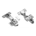 Balamale SOLID PLUS semi aplicate, cu frana, reglaj excentric 3D, placă de montaj h=0 fără șurub euro ZM-DCHC08-3DBEO