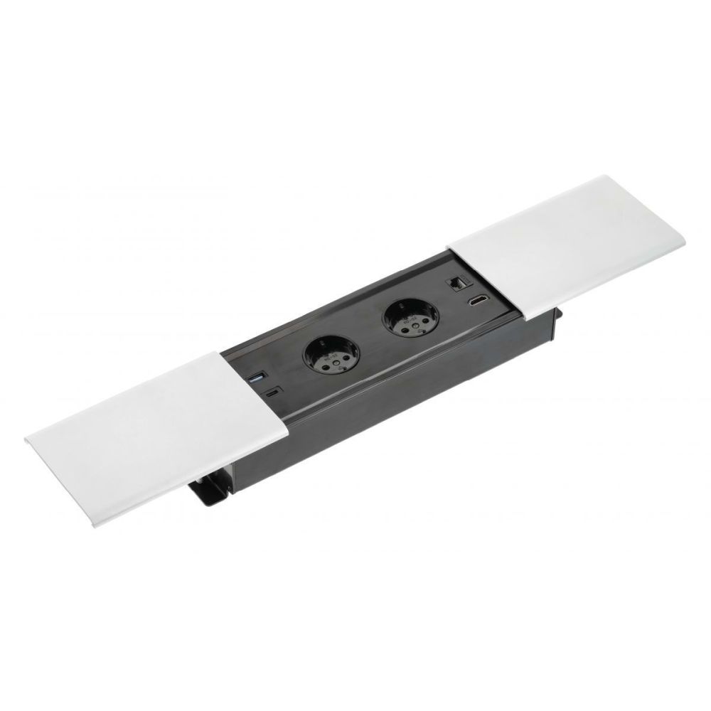 Priza birou PRESTINO, 2 x schuco, USB A+C, RJ 45, HDMI, cablu 1,5m AE-PB2SPRES-10