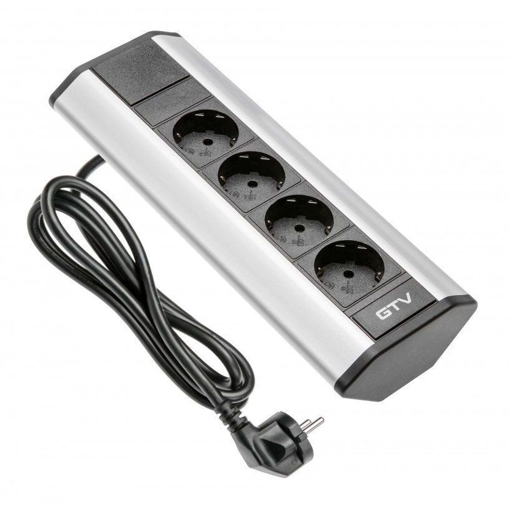 AE-PBKT4S-80 Ansamblu Prize Blat COLT, 4 X SCHUKO, Gri, 1.5m Cablu