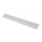 Grila Ventilatie Aluminiu, 480X80 Mm, Alb Mat