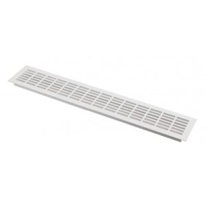 Grila Ventilatie Aluminiu, 480X80 Mm, Alb Mat