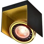 SPOT 4199,AC220-240V, SINGLE BLACK/GOLD OS-VERSO-11-DEC