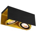 SPOT 4212,AC220-240V DOUBLE, BLACK/GOLD OS-VERSO2-11-DEC