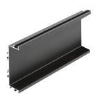 Profil aluminiu VELLO C, LED, 3 ml, negru mat PA-VELLO-C3M-20M *