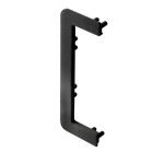 Element capat deschis pentru profil aluminiu VELLO C, negru mat PA-ZASVELLO-CN-20M