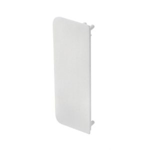 Element capat inchis pentru profil aluminiu VELLO C, alb mat PA-ZASVELLO-CP-10