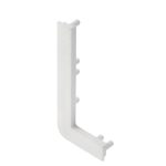Element capat deschis pentru profil aluminiu VELLO L, stanga, alb mat PA-ZASVELLO-LNL-10