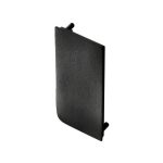 Element capat inchis pentru profil L stanga  negru mat PA-ZASVELLO-LPL-20M