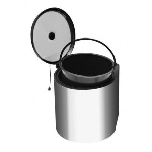 Cos de gunoi pivotant, CIRCA, 11 litri, gri, plastic PB-91024160V