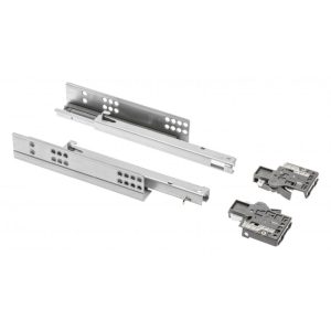 Glisieră MODERN SLIDE, sub sertar, L=400, pentru sertare din lemn cu amortizare, extragere partiala PB-GCHX-400-H