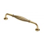 Mâner din zamac ABIATE C=128 mm alamă antică (AE) UZ-ABIAT-128-04