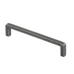 Mâner din aliaj zinc aluminiu BAGIO C=128 mm argint antic UZ-BAGIO-128-07