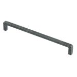 Mâner din aliaj zinc aluminiu BAGIO C=192 mm argint antic UZ-BAGIO-192-07