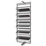 Sistem rotativ pentru pantofi BWT H1927-2177 mm (705*360), 12 nivele, Antracit