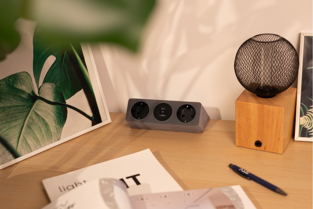 Priză de mobilă SOFITO, 2 prize Schuko, USB A+C, AE-GMSOF2S2U-31 - imagine 6