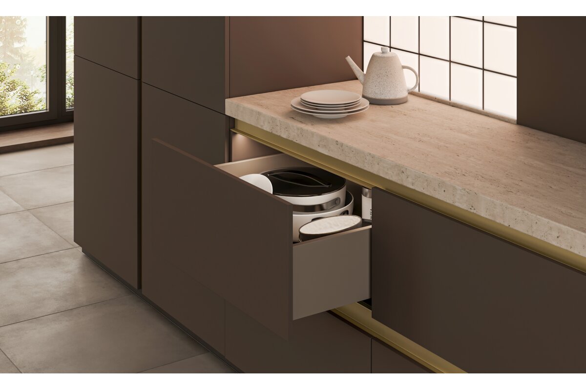 Profil aluminiu VELLO, C, 4.1 m, Auriu PA-VELLO-C4M-21 - imagine 2
