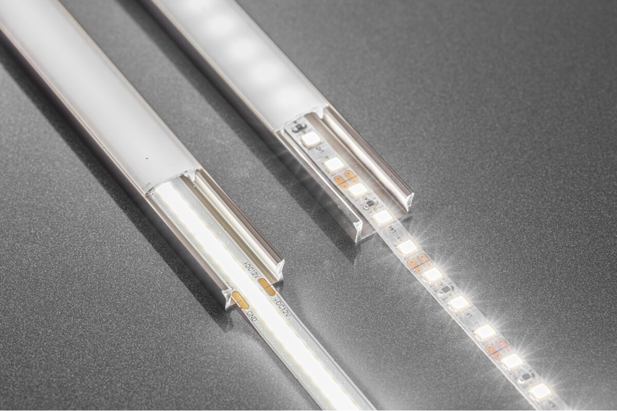Bandă led 8 mm, 10 W/m, 12V, 6200K, lumina rece, 2xMiniAmp, 5 m LD-COB12V-20-ZBPQ - imagine 3
