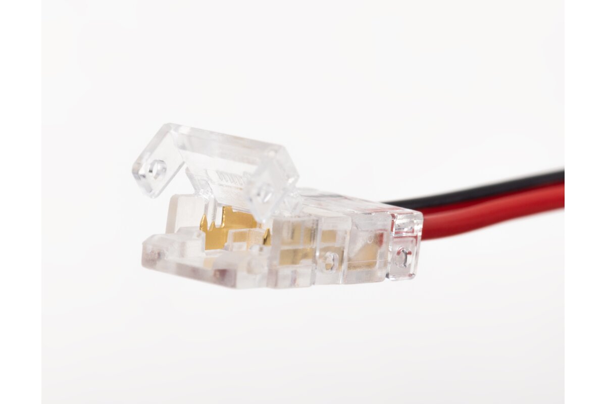 Conector bandă LED 8 mm + Mini Amp, cablu 15 cm LD-ZTL8AMP-COB - imagine 2