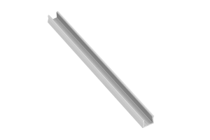 Profil GLAX MICRO 2 metri pentru bandă led de 5 mm Aluminiu, PA-GLAXMICNK-AL