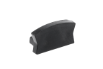 Capac lateral profil aplicat bandă led, negru mat - 10 buc. PA-ZASGLAXMNK-20M