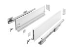 Sertar AxisPro 450 mm, alb H120 cu amortizare 40 kg PB-AXISPRO-KPL450B1