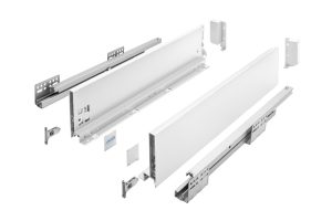 Sertar AxisPro 450 mm, alb H120 cu amortizare 40 kg PB-AXISPRO-KPL450B1