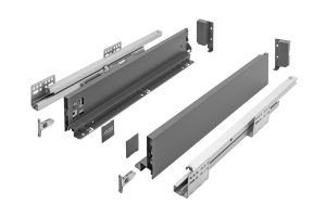 Setar AxisPro H84, 450 mm, soft-close, extragere totală, 40 kg, antracit PB-AXISPRO-KPL450A