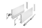 Sertar AxisPro H200 mm, 500 mm, soft-close, extragere totală, 40 kg, alb PB-AXISPRO-KPL500D1