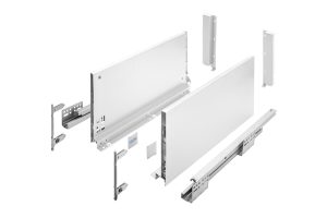 Sertar AxisPro H200 mm, 500 mm, soft-close, extragere totală, 40 kg, alb PB-AXISPRO-KPL500D1