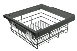 Sertar coș sârmă ELITE 600 mm, gri antracit, WG-KOSZ60-60
