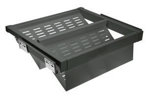 Sertar pentru pantofi, metalic, ELITE, 600 mm, gri antracit, WG-POBUWM60-60