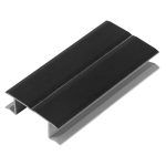 MULTICORNER PLINTĂ NEGRU MAT H120